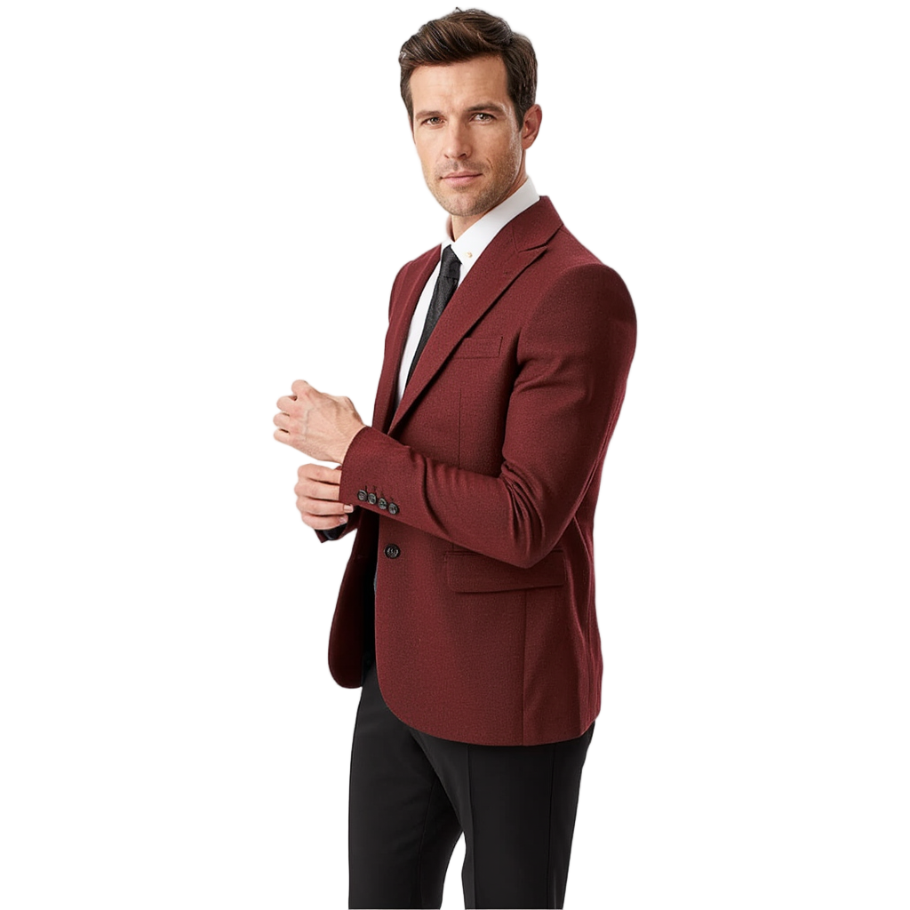 Élégance Suprême | Blazer Homme Ajusté avec Revers Pointus | Confort Optimal pour Événements Formels 7