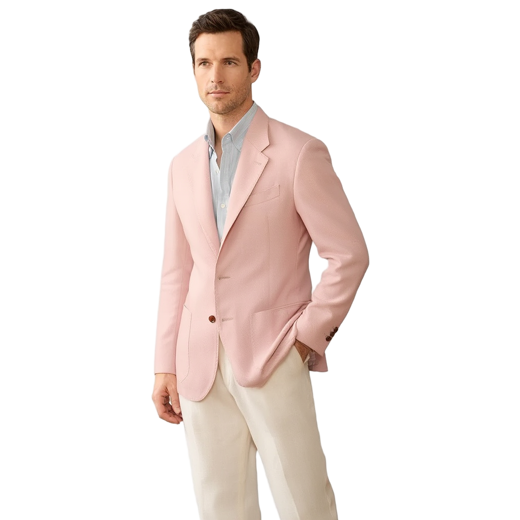 FirenzeLumière | Veste en Lin Slim pour Homme avec Doublure Partielle | Élégance et Confort pour les Événements 9