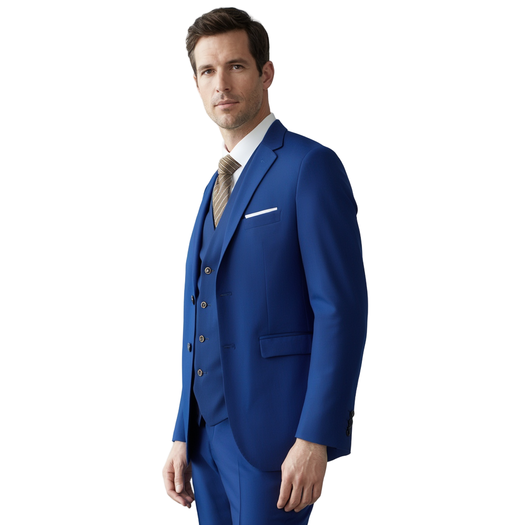 Élégant Costume 3 Pièces Classique pour Homme avec Veste et Gilet | Tenue Sophistiquée pour Toutes Occasions 7