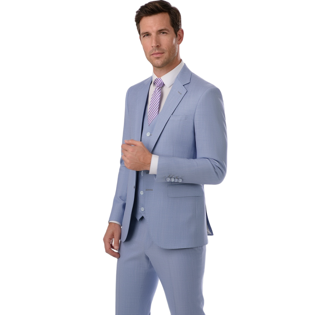 Élite | Costume Homme Mariage 3 Pièces Slim Fit avec Finitions Impeccables | Élégance pour Occasions Formelles 8