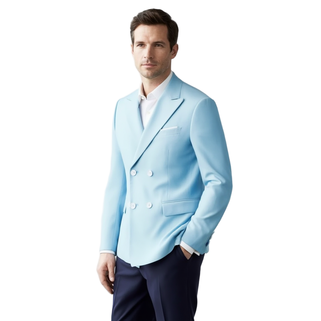 Veste Élégante pour Homme | Tissu Haut de Gamme avec Coupe Croisée | Style Casual Chic pour Occasions Formelles 17