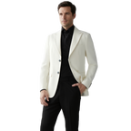 Élégance Suprême | Blazer Homme Ajusté avec Revers Pointus | Confort Optimal pour Événements Formels 8